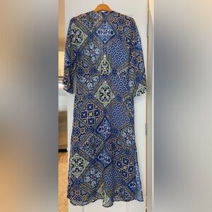 Show Me Your MuMu Maxi Sun Dress Swim Cover-Up Cape Robe Women's Size Medium